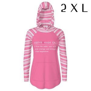 LuLaRoe breast cancer awareness Amber hoodie